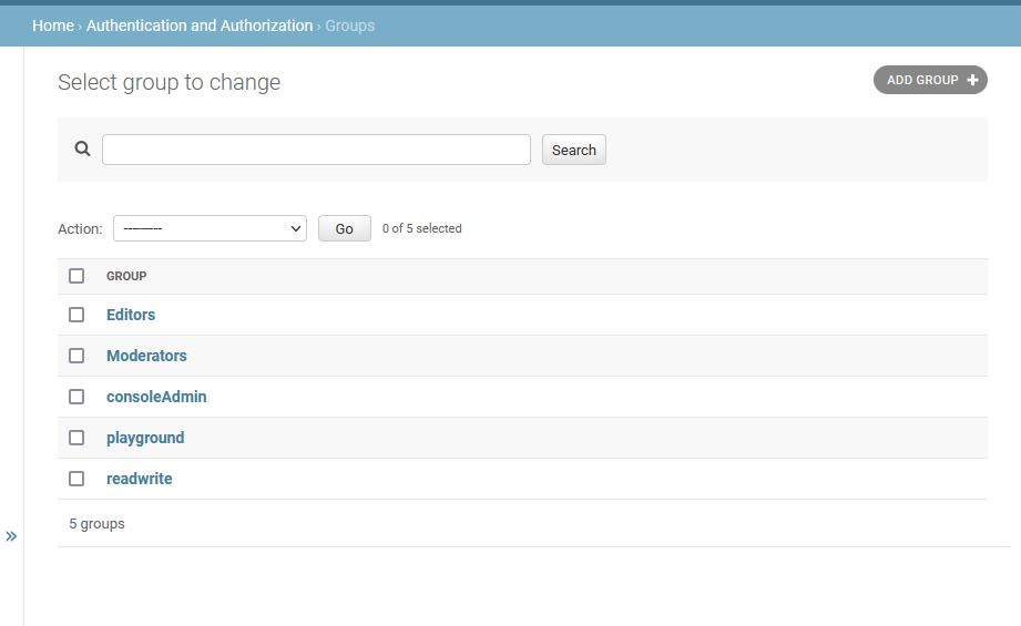 Acorn SSO: Create a New Acorn Group (version 0.1)