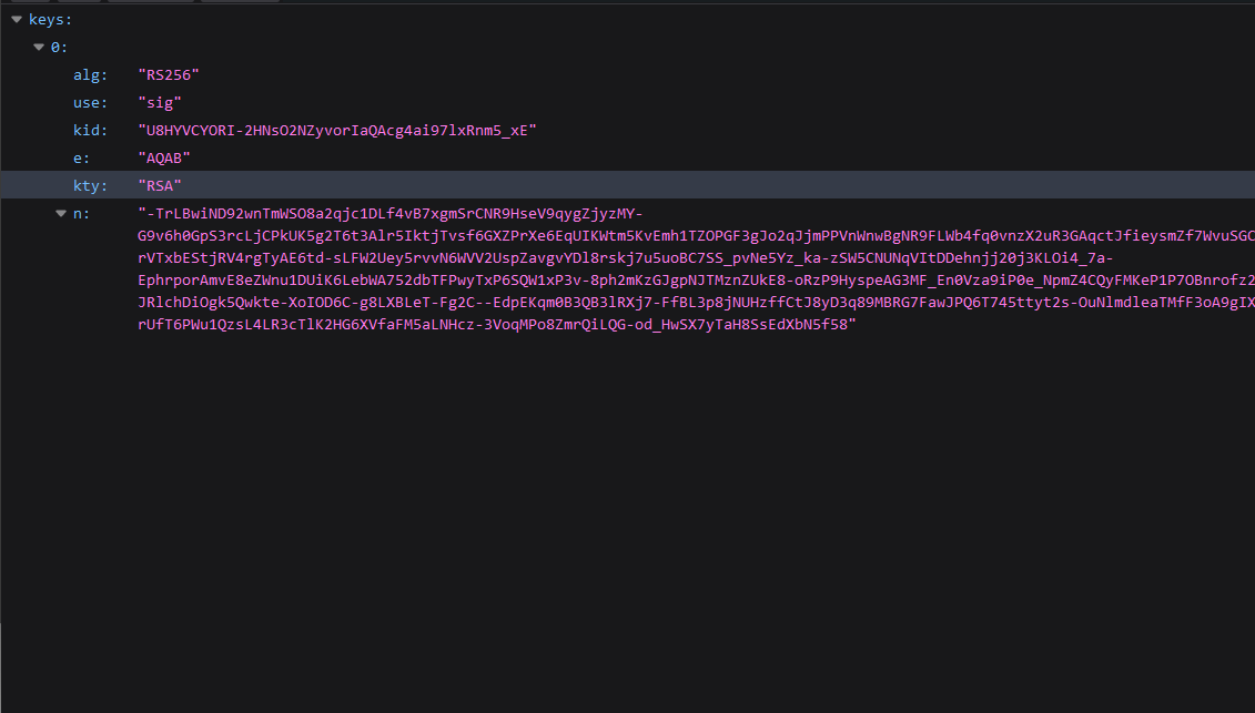 Acorn SSO: JSON Web Token (JWTS) Endpoint (version 0.1)
