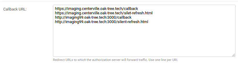Sonador (version 0.3) / Authentication: OHIF Forward URLs
