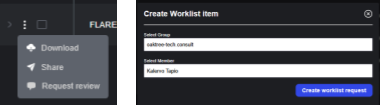 Sonador 0.4 Collaboration: Create worklist item
