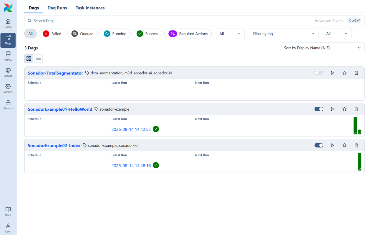 Sonador 0.4.1: Sonador Integrated SSO / Airflow