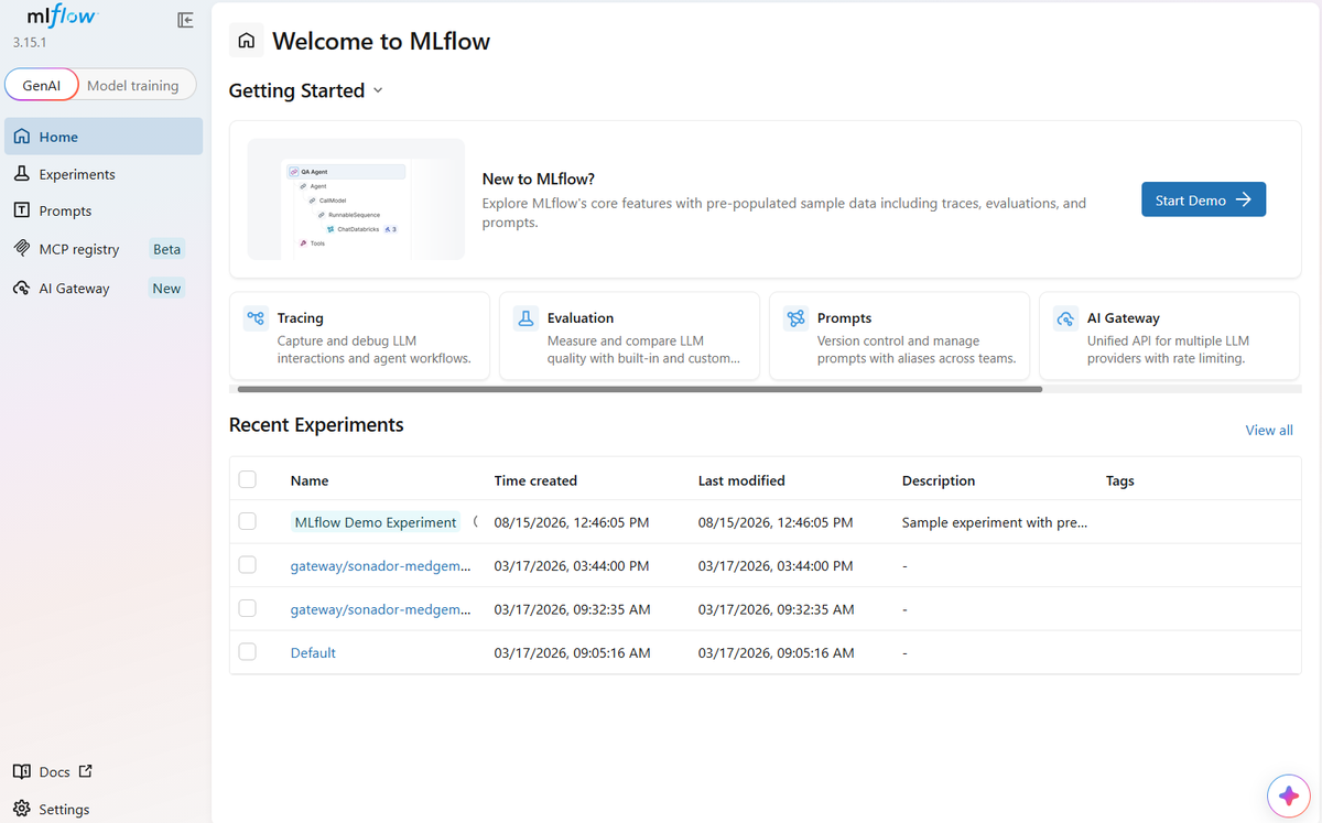 Sonador 0.4.1: Sonador Integrated SSO / MLflow