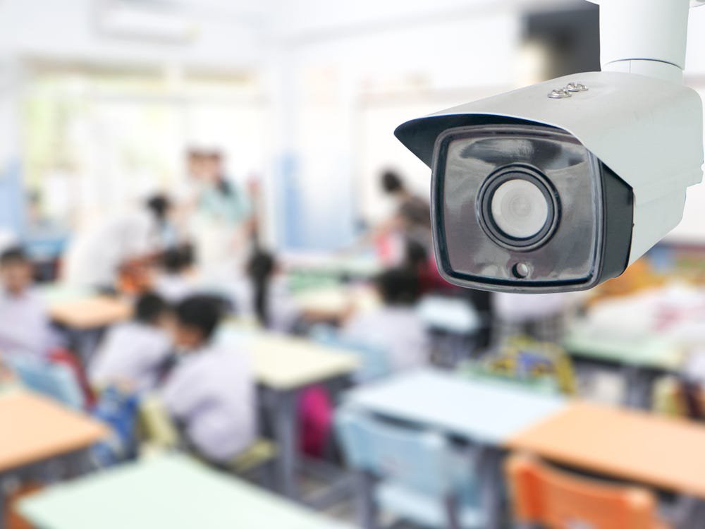 Surveillance Camera In Classroom