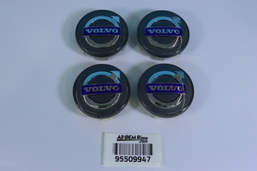 FOUR (4) Volvo C30 C70 S40 S60 2007 08 09 10 11 12 2013 OEM Center Caps  30748052