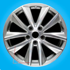 Infiniti Q50 2014-2021 17" OEM Rim Wheel 73763 AGA3ASK83 N0266740 Refurbished