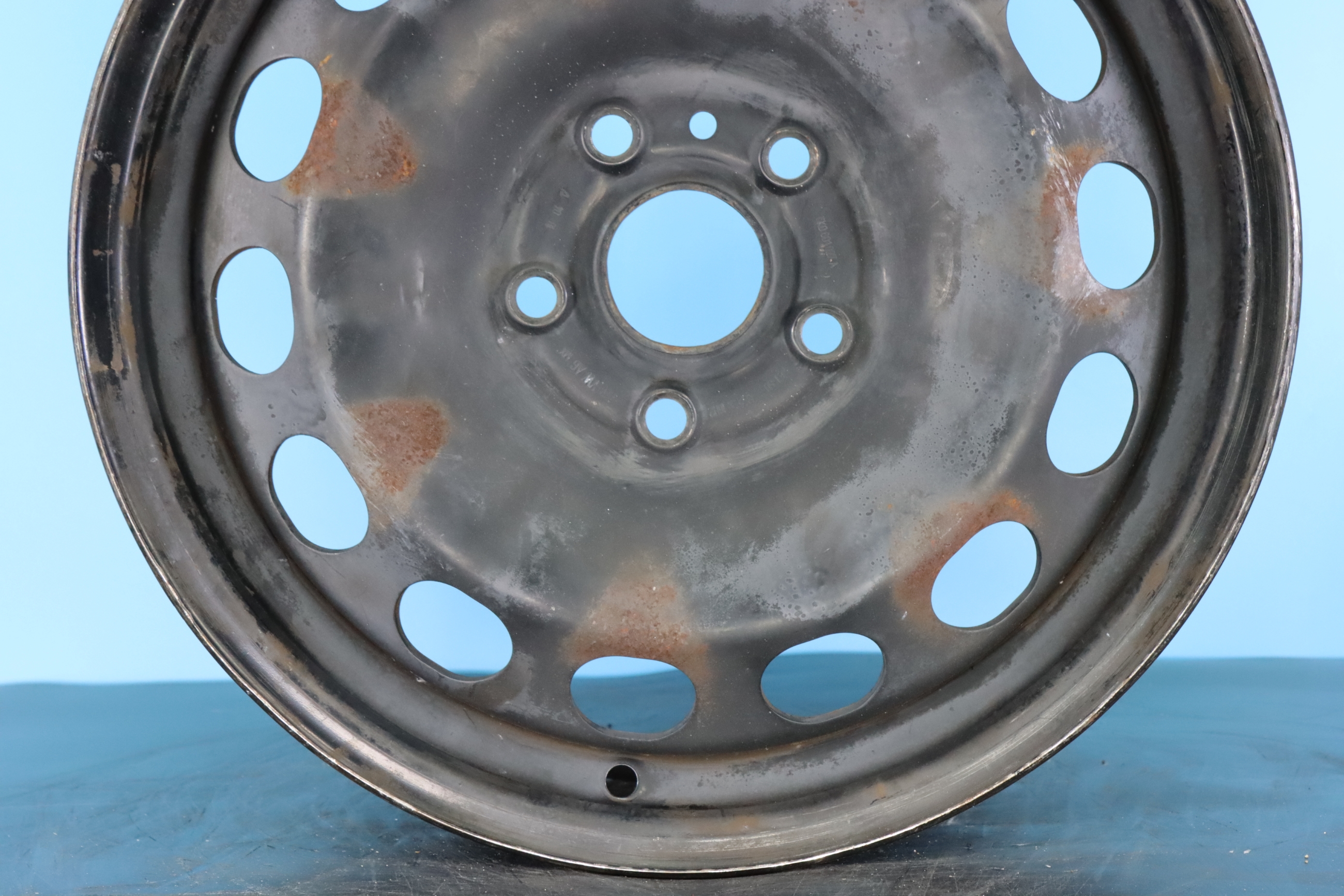 Volkswagen Golf Jetta Rabbit 2007 08 2009 16" OEM Steel Rim Wheel 69809 1K0601027A03C 95340683 - Image 3