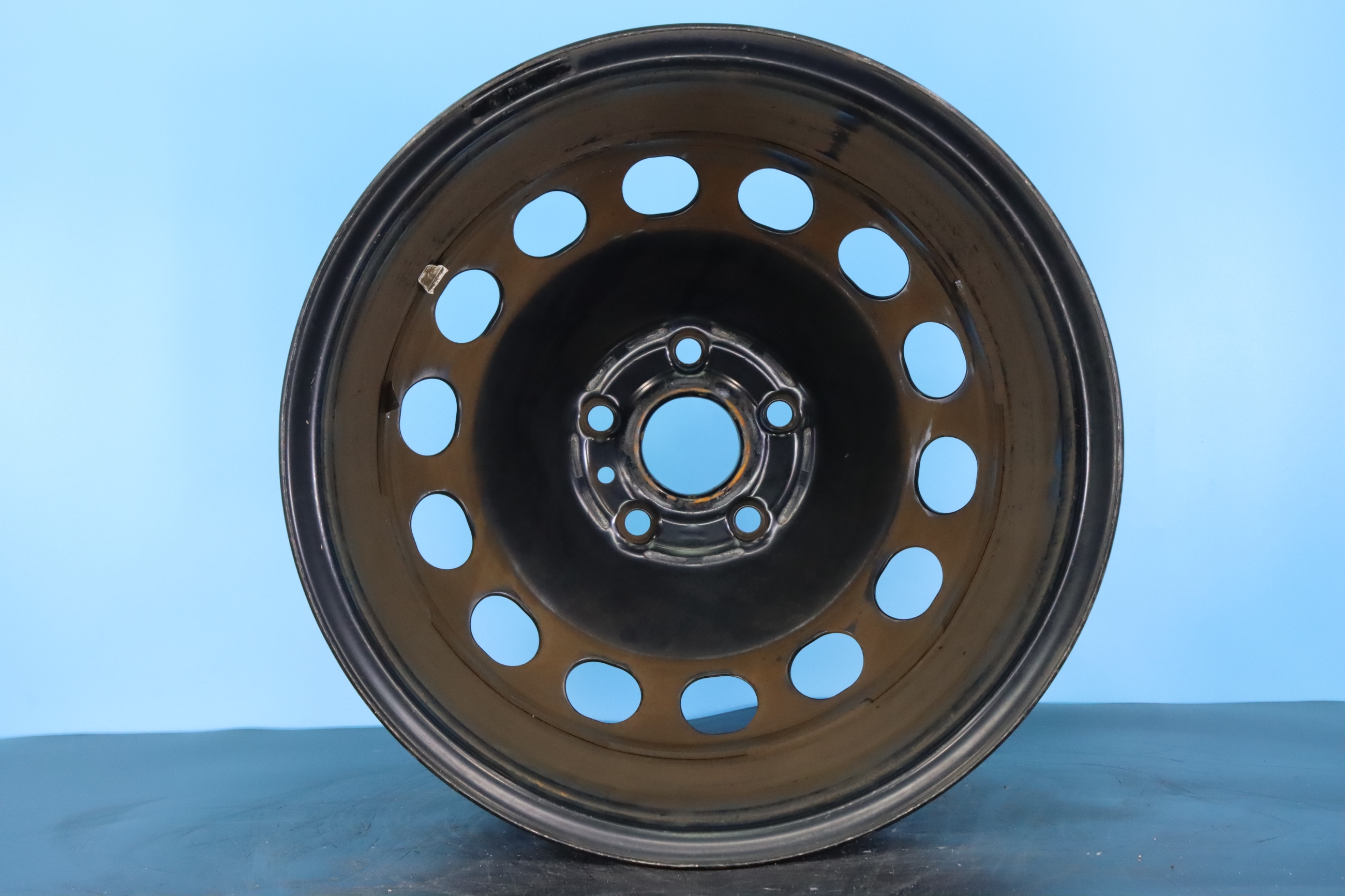 Volkswagen Golf Jetta Rabbit 2007 08 2009 16" OEM Steel Rim Wheel 69809 1K0601027A03C 95340683 - Image 4