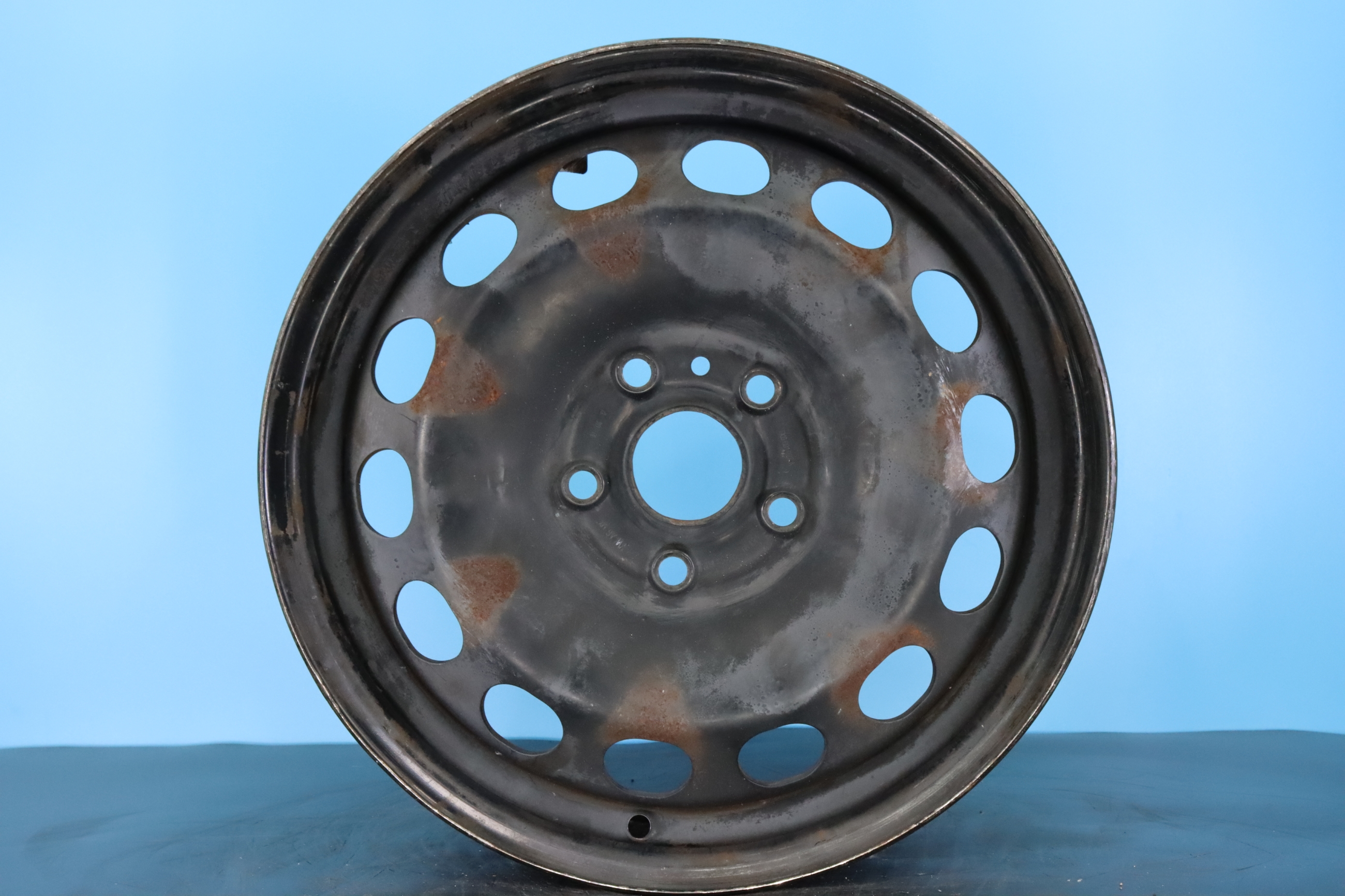 Volkswagen Golf Jetta Rabbit 2007 08 2009 16" OEM Steel Rim Wheel 69809 1K0601027A03C 95340683