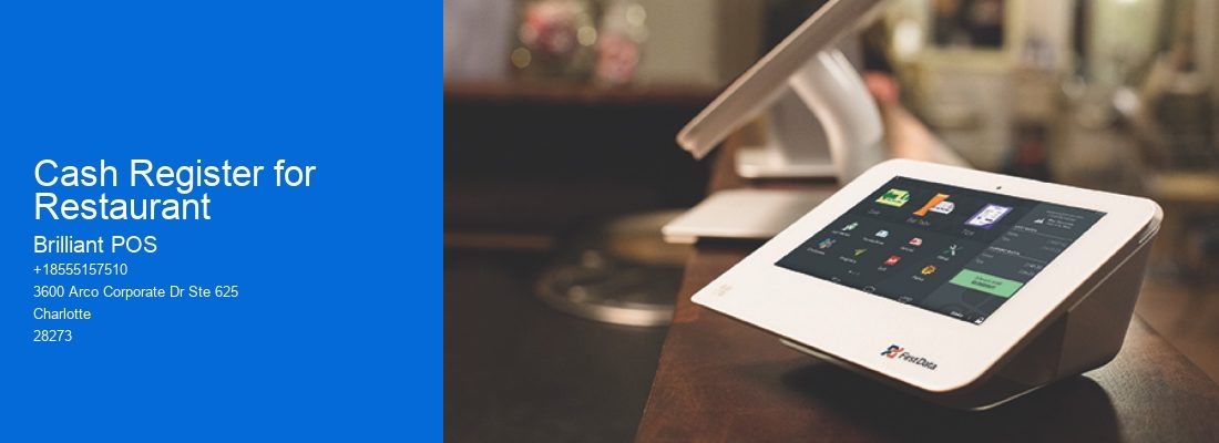 Cash Register for Restaurant