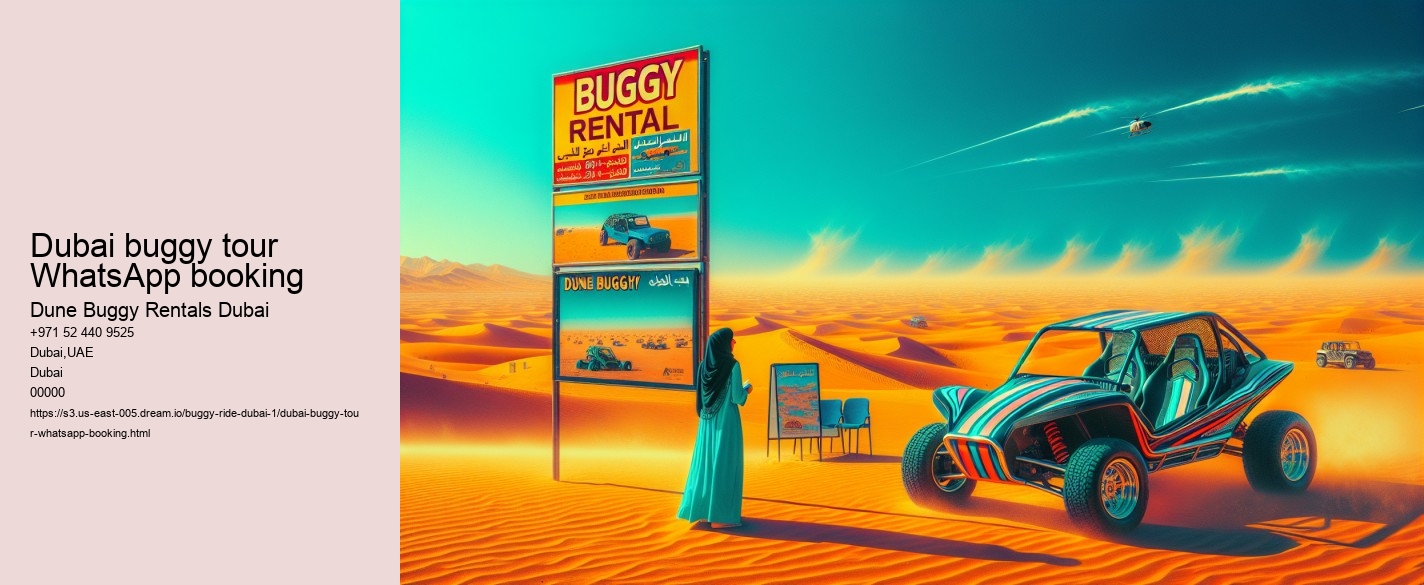 Dubai buggy tour WhatsApp booking