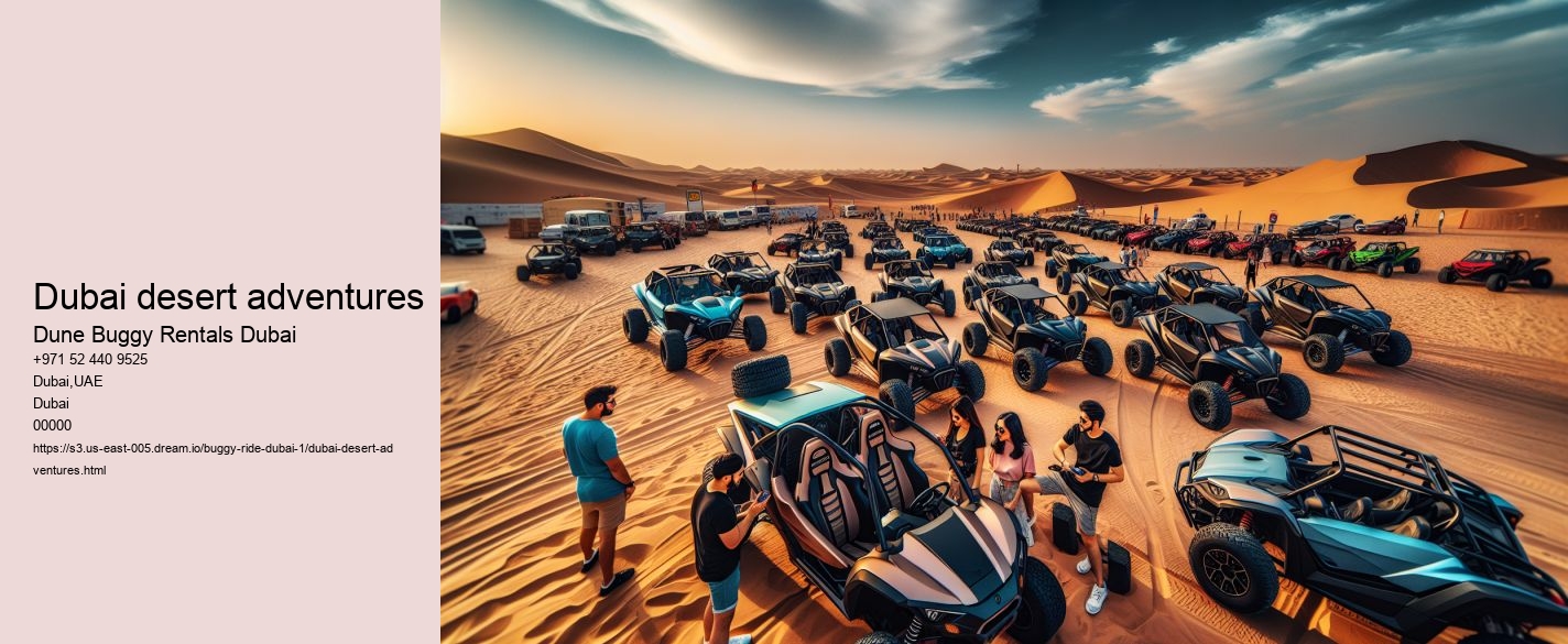 Dubai desert adventures