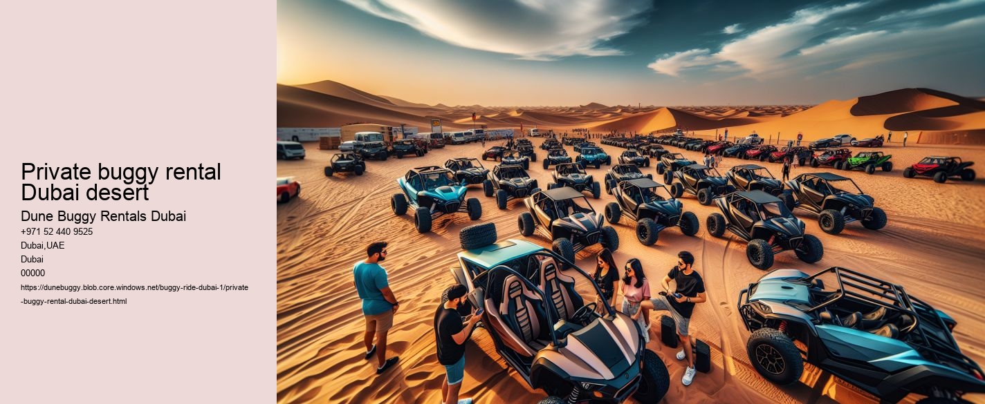 private buggy rental Dubai desert