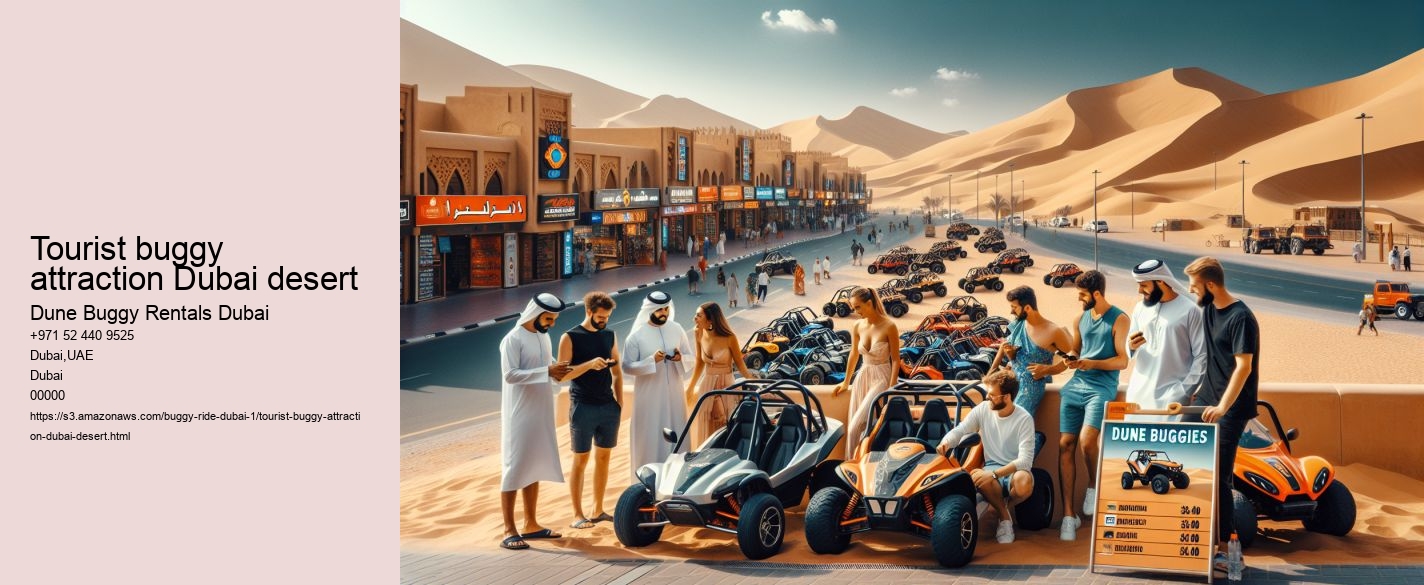 tourist buggy attraction Dubai desert