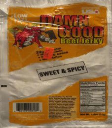 Damn Good - Sweet & Spicy Beef Jerky (51g)