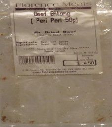 Florence Meats - Peri Peri Biltong 50 Grams