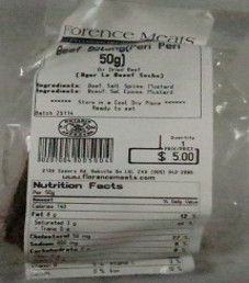 Florence Meats - Peri Peri Biltong