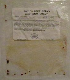 Phil's Beef Jerky - Hot Beef Jerky