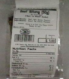 Florence Meats - Traditional Biltong