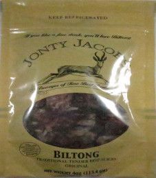 Jonty Jacobs - Traditional Tender Beef Biltong Jonty Jacobs - Traditional Tender Beef Biltong
