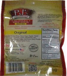 PJ's All Natural Beef Steak - Original Beef Steak Strips