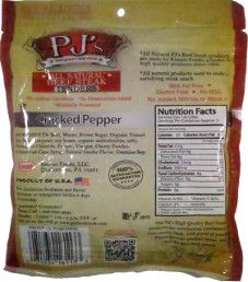 PJ's All Natural Beef Steak - Cracked Pepper Beef Steaks
