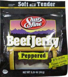 Shur Fine - Peppered Beef Jerky Shur Fine - Peppered Beef Jerky