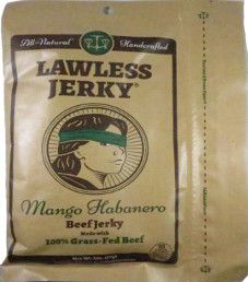 Lawless Jerky - Mango Habanero 100% Grass Fed Beef Jerky