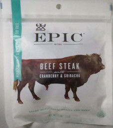 EPIC Bites - Cranberry & Sriracha Beef Steak EPIC Bites - Cranberry & Sriracha Beef Steak