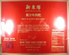 Hsin Tung Yang - Fruit Flavored Beef Jerky