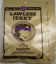 Lawless Jerky - Pho 100% Grass Fed Beef Jerky