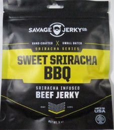 Savage Jerky Co. - Sweet Sriracha BBQ Beef Jerky