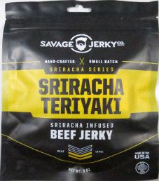 Savage Jerky Co. - Sriracha Teriyaki Beef Jerky