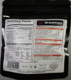 Braaitime - Traditional Beef Biltong