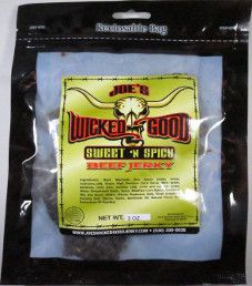 Joe's Wicked Good Jerky - Sweet 'N Spicy Beef Jerky Joe's Wicked Good Jerky - Sweet 'N Spicy Beef Jerky