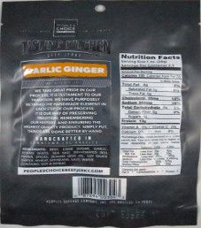 People's Choice Beef Jerky - Garlic Ginger Beef Jerky
