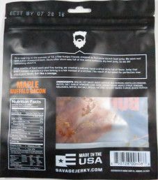 Savage Jerky Co. - Maple Buffalo Bacon Jerky