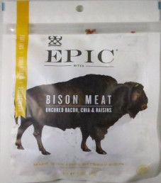 EPIC Bites - Bison Bacon Chia Bites