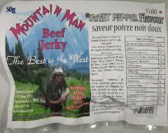 Mountain Man - Sweet Pepper Beef Jerky Mountain Man - Sweet Pepper Beef Jerky