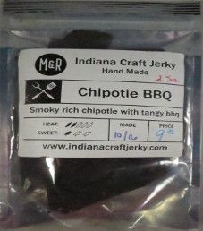 Indiana Craft Jerky - Chipotle BBQ Beef Jerky
