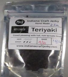 Indiana Craft Jerky - Teriyaki Beef Jerky