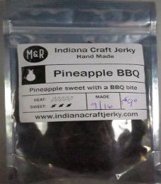 Indiana Craft Jerky - Pineapple BBQ Beef Jerky