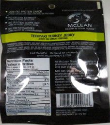McLean- Teriyaki Turkey Jerky