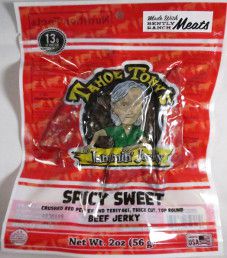 Tahoe Tony's Jammin' Jerky - Spicy Sweet 100% Grass-fed Beef Jerky