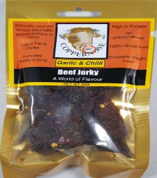 CopperNose Jerky - Garlic & Chilli Beef Jerky