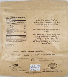 Lehigh Biltong - Traditional Beef Biltong