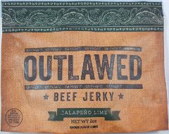 Outlawed Jerky - Jalapeno Lime Beef Jerky