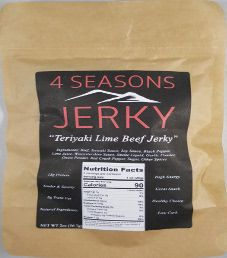 4 Seasons Jerky - Teriyaki Lime Beef Jerky 4 Seasons Jerky - Teriyaki Lime Beef Jerky