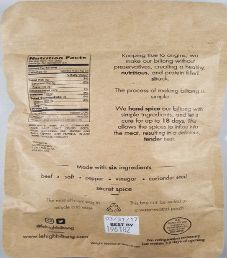 Lehigh Biltong - Secret Spice Beef Biltong