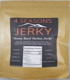 4 Seasons Jerky - Honey Basil Turkey Jerky 4 Seasons Jerky - Honey Basil Turkey Jerky