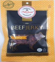 Aufschnitt Meats - BBQ 100% Grass-fed Beef Jerky Aufschnitt Meats - BBQ 100% Grass-fed Beef Jerky